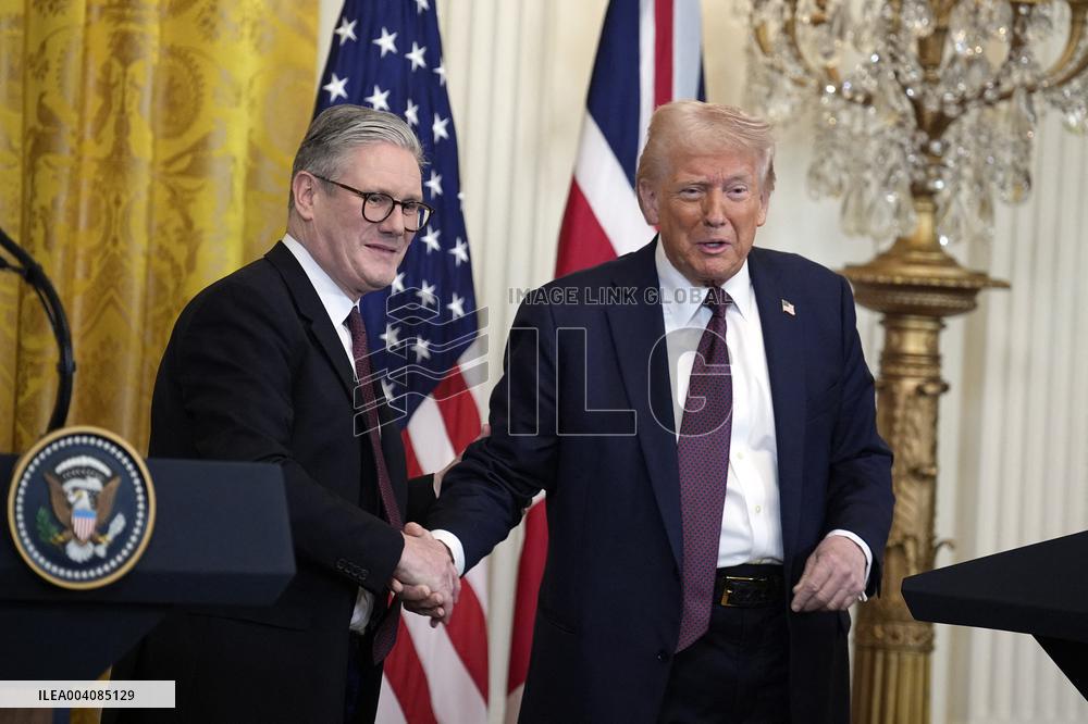Donald Trump and Keir Starmer presser - Washington