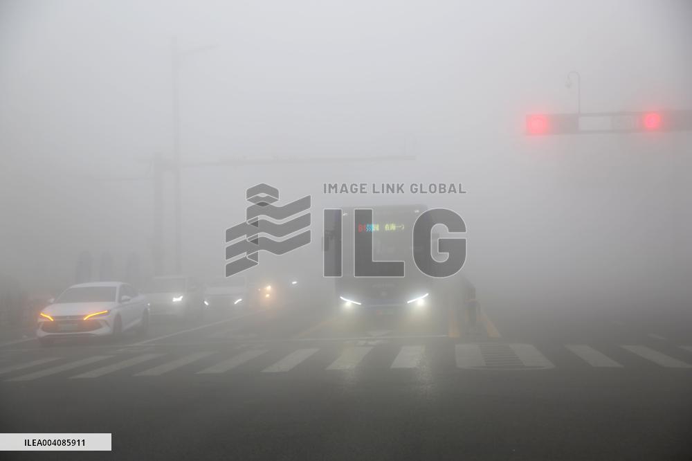 Heavy Fog Hit Lianyungang