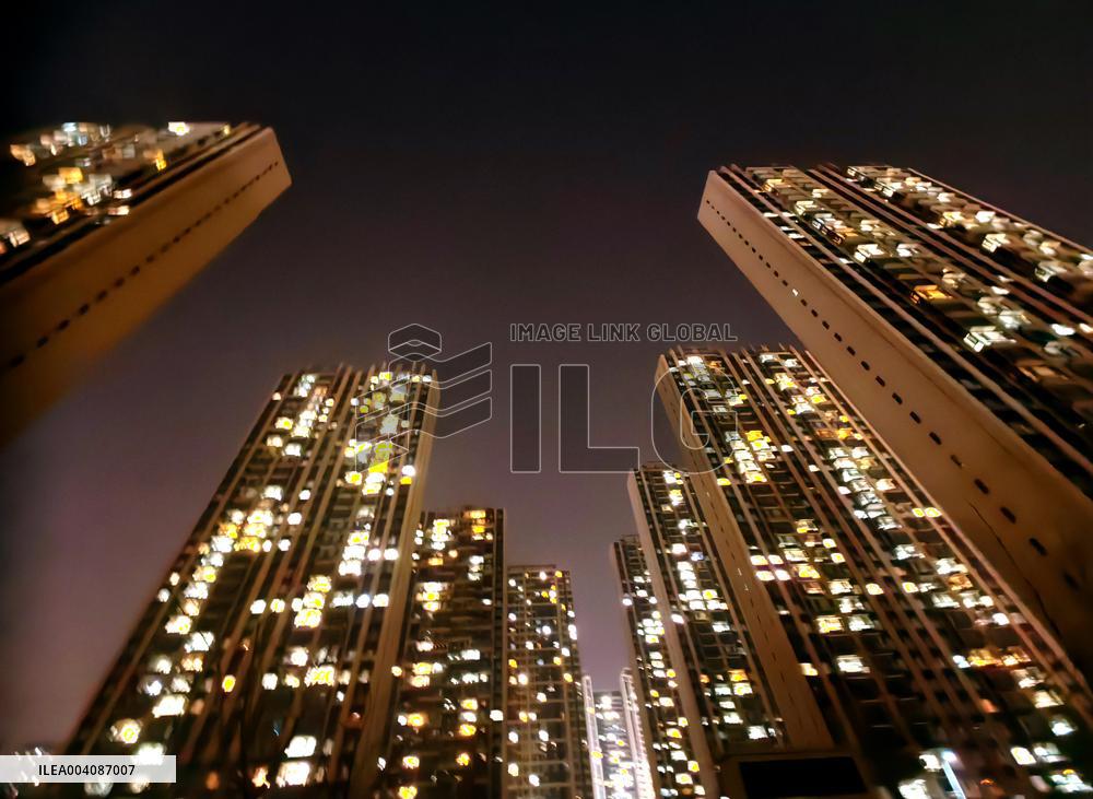 Country Garden Residential Night Scene in Binzhou