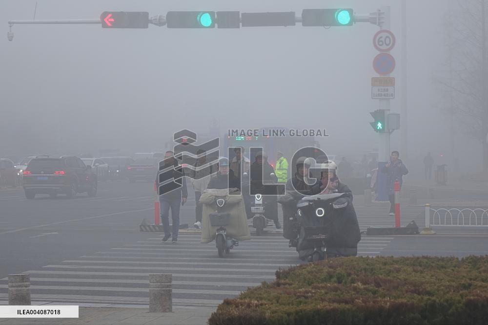 Heavy Fog Hit Qingdao