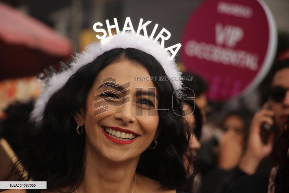 Shakira Fans Prior to Concert