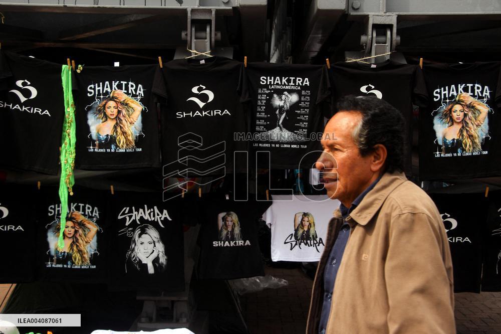 Shakira Fans Prior to Concert