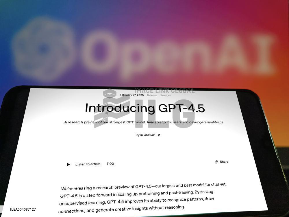 OpenAI Release GPT-4.5