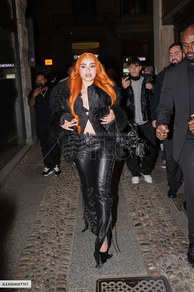 Ice Spice At Ray Ban Party - Milan