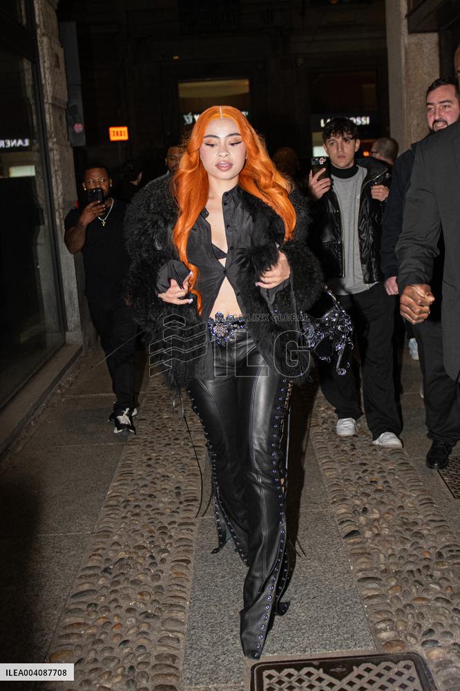 Ice Spice At Ray Ban Party - Milan