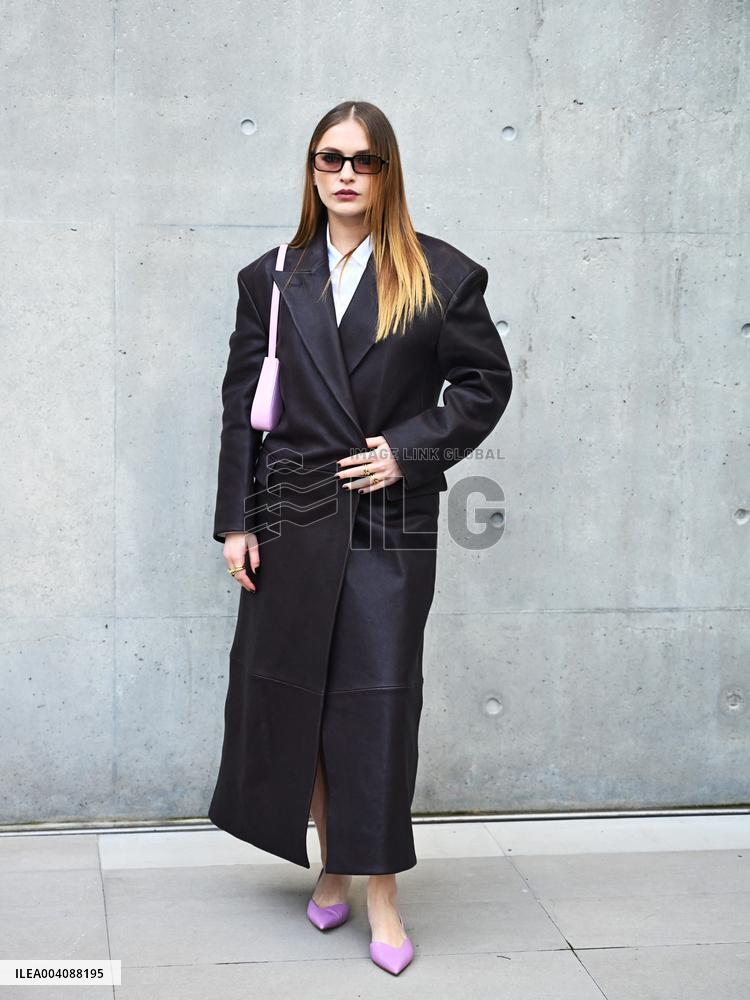 MFW - Camille Razat at Emporio Armani
