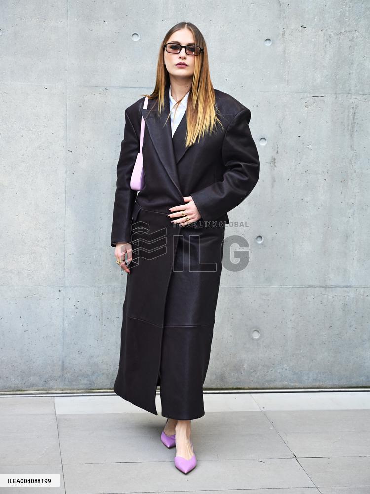 MFW - Camille Razat at Emporio Armani