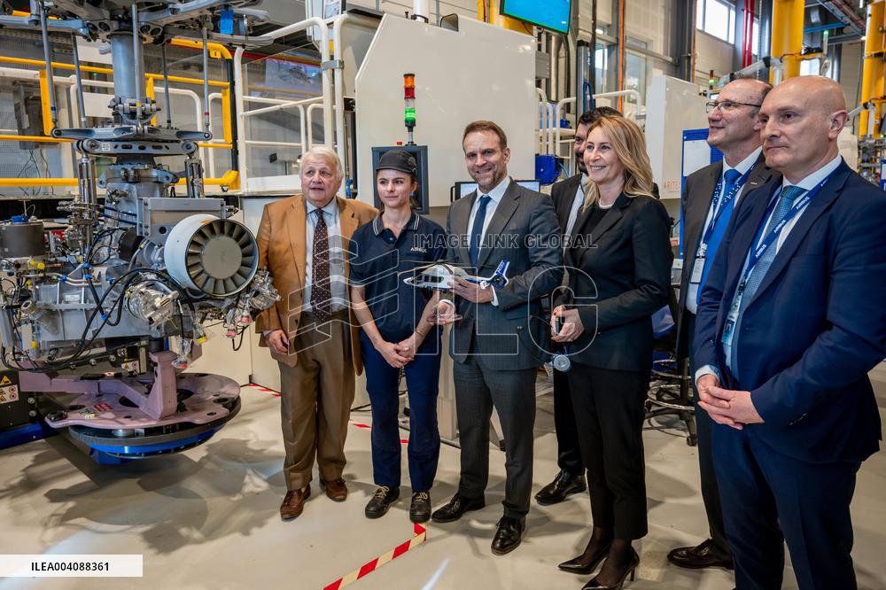 Marc Ferracci Visits Airbus Helicopters - Marignane-Vitrolles