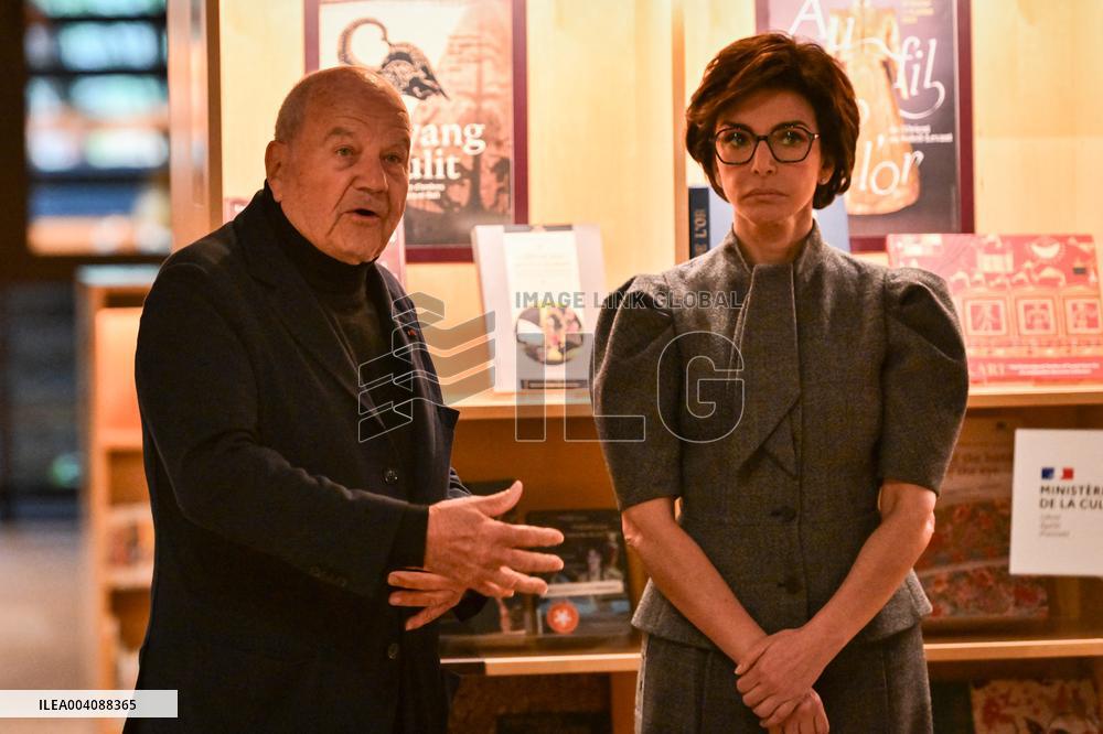 Sponsorship agreement between Marc Ladreit de Lacharriere and Quai Branly museum in Paris - FA