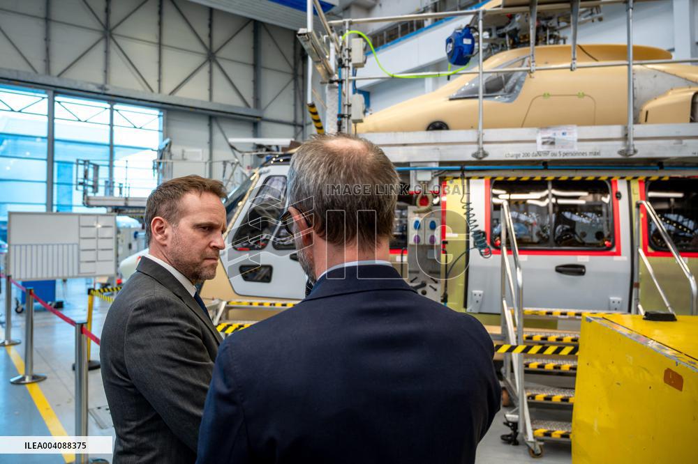 Marc Ferracci Visits Airbus Helicopters - Marignane-Vitrolles