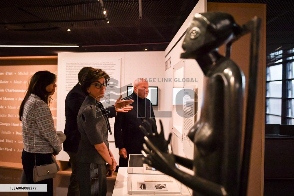 Sponsorship agreement between Marc Ladreit de Lacharriere and Quai Branly museum in Paris - FA