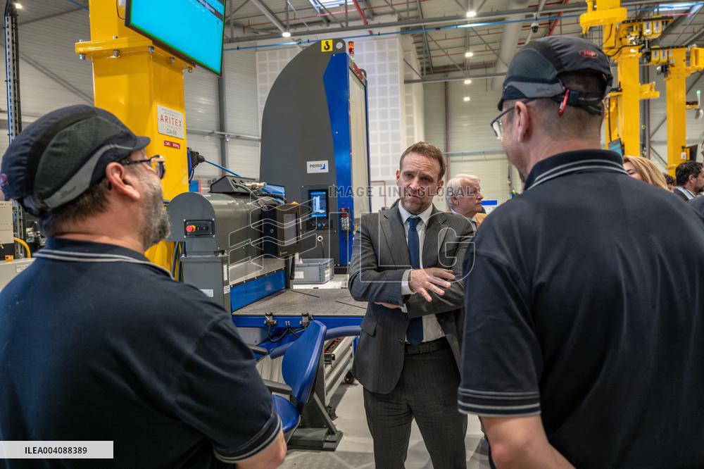 Marc Ferracci Visits Airbus Helicopters - Marignane-Vitrolles