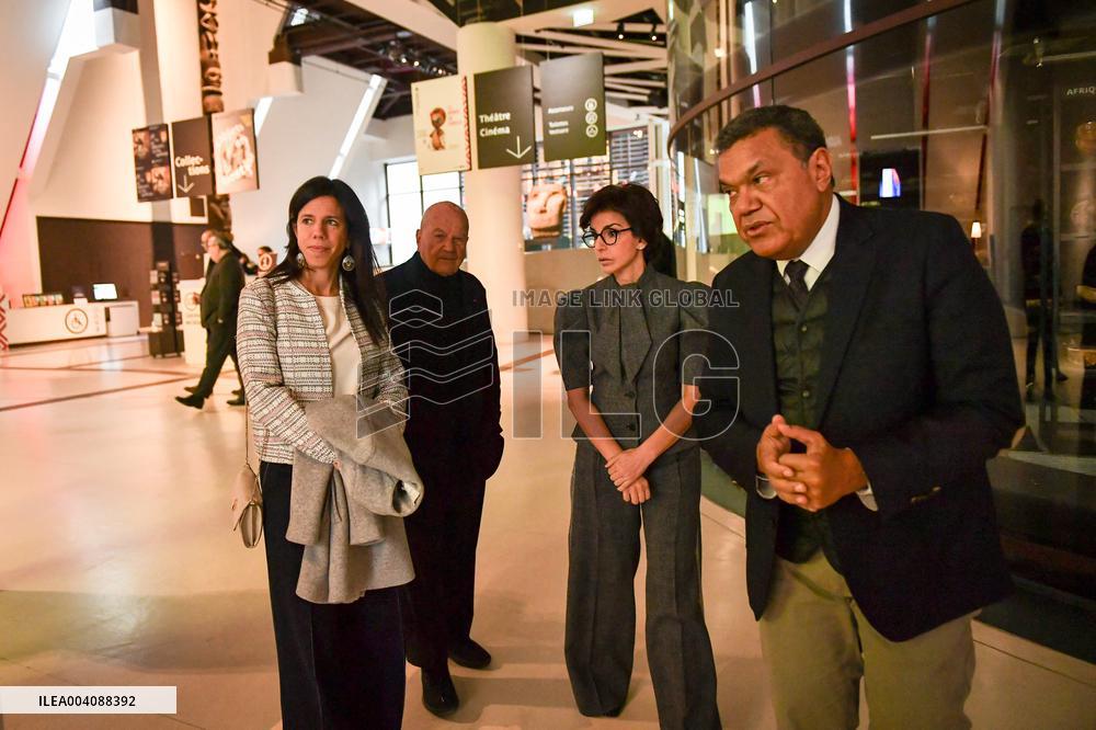 Sponsorship agreement between Marc Ladreit de Lacharriere and Quai Branly museum in Paris - FA