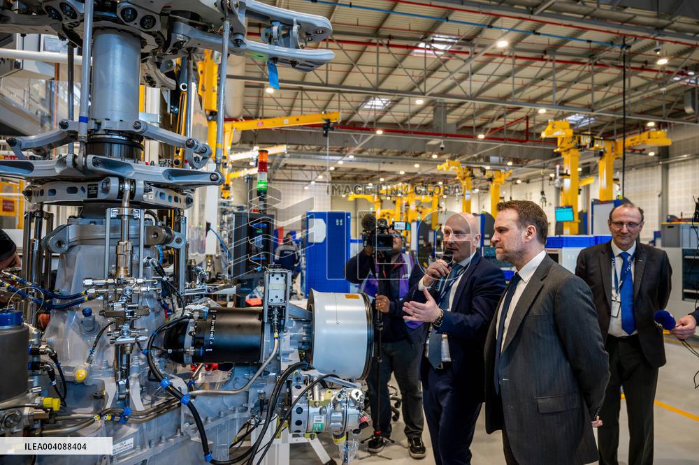 Marc Ferracci Visits Airbus Helicopters - Marignane-Vitrolles