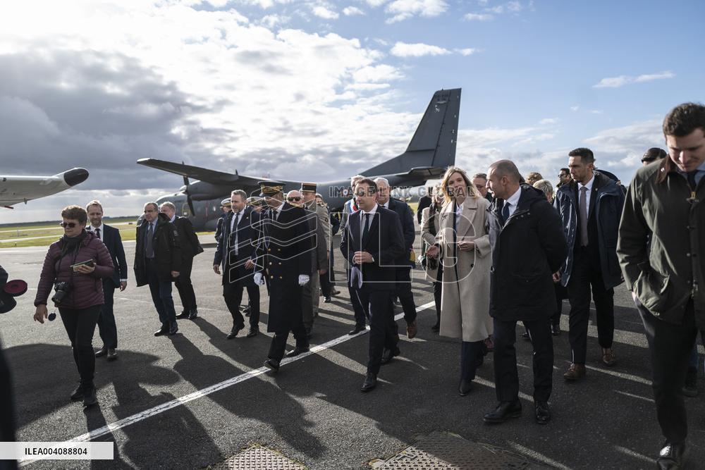 Sebastien Lecornu Visits Aerospace Company Turgis Et Gaillard - Blois