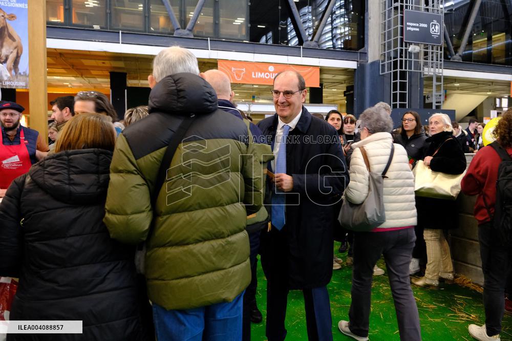 Jean Castex Visit To Agricultural Fair - Paris