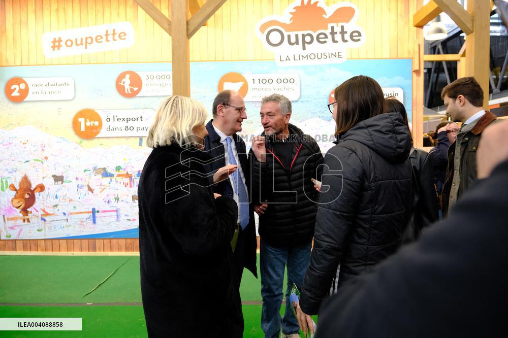 Jean Castex Visit To Agricultural Fair - Paris