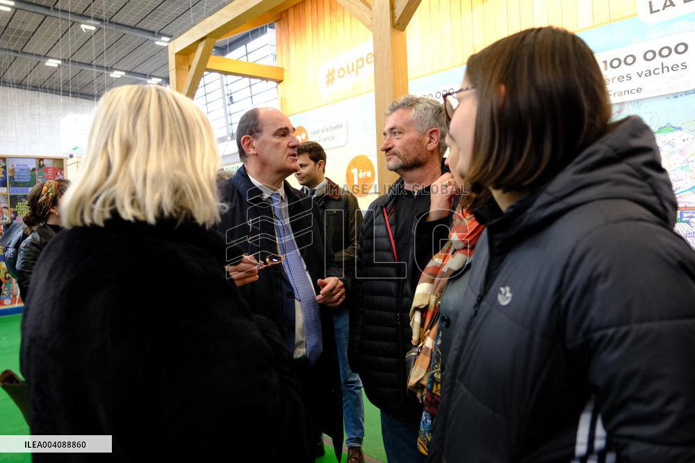 Jean Castex Visit To Agricultural Fair - Paris