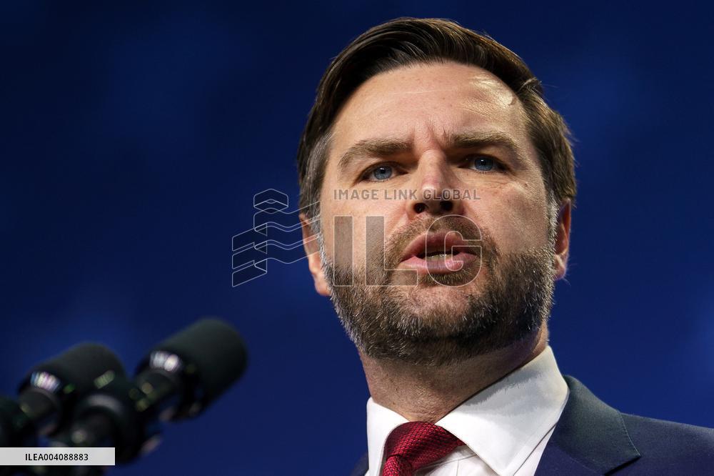 US Vice President JD Vance attends National Catholic Prayer Breakfast