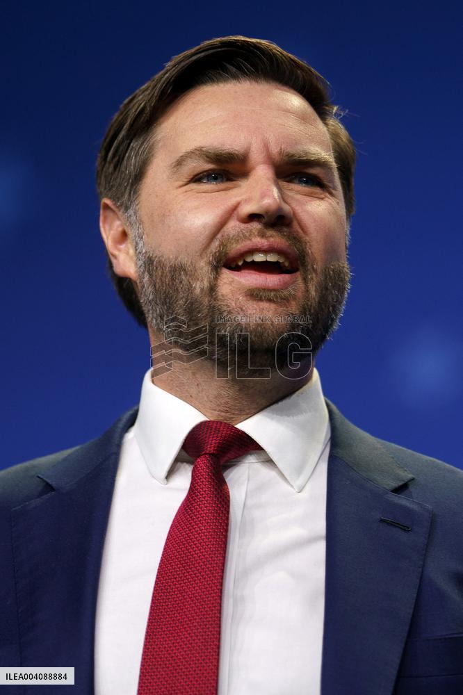 US Vice President JD Vance attends National Catholic Prayer Breakfast