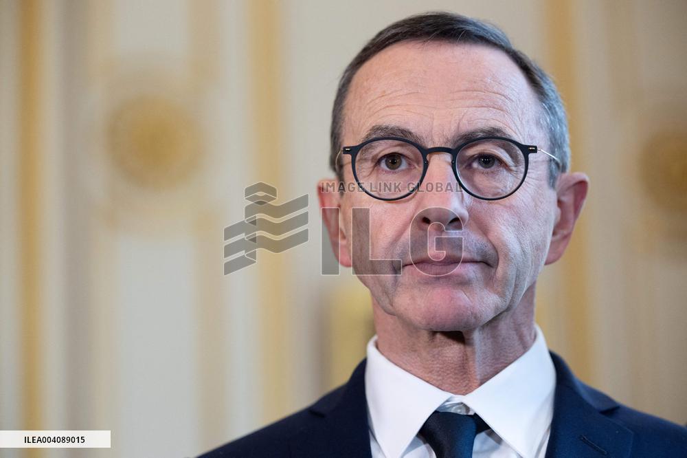 Bruno Retailleau and Matteo Piantedosi sign an arrangement on the operational research unit URO - Paris RL