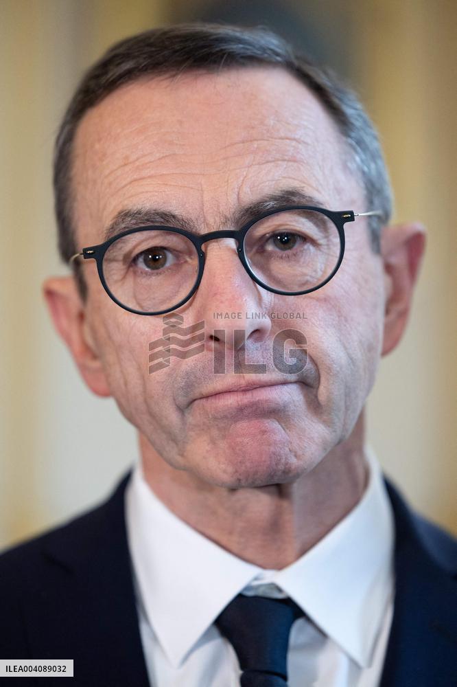 Bruno Retailleau and Matteo Piantedosi sign an arrangement on the operational research unit URO - Paris RL