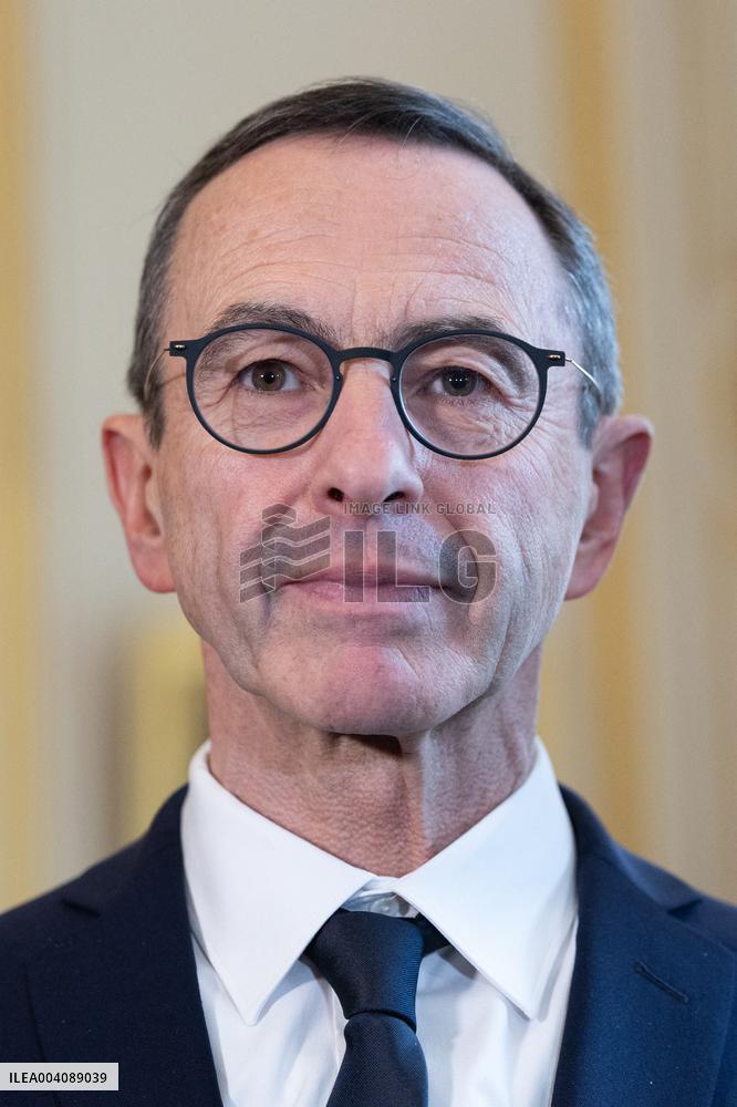 Bruno Retailleau and Matteo Piantedosi sign an arrangement on the operational research unit URO - Paris RL