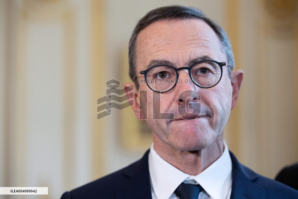 Bruno Retailleau and Matteo Piantedosi sign an arrangement on the operational research unit URO - Paris RL