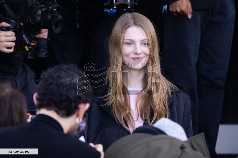 MFW - Hunter Schafer Arrives At Prada