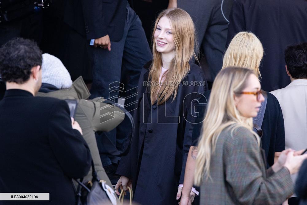 MFW - Hunter Schafer Arrives At Prada
