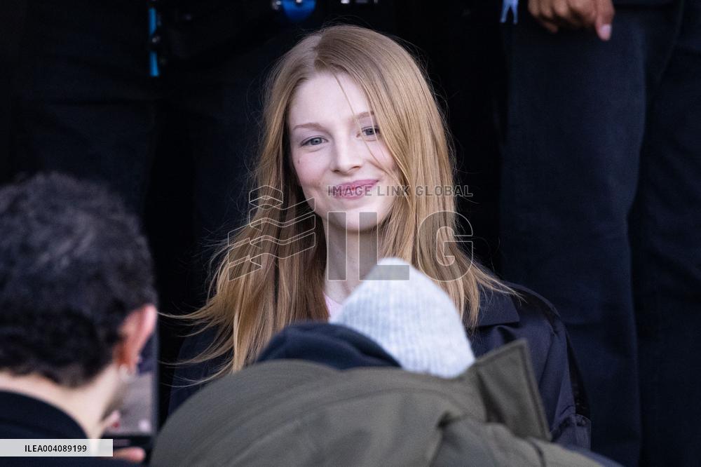 MFW - Hunter Schafer Arrives At Prada