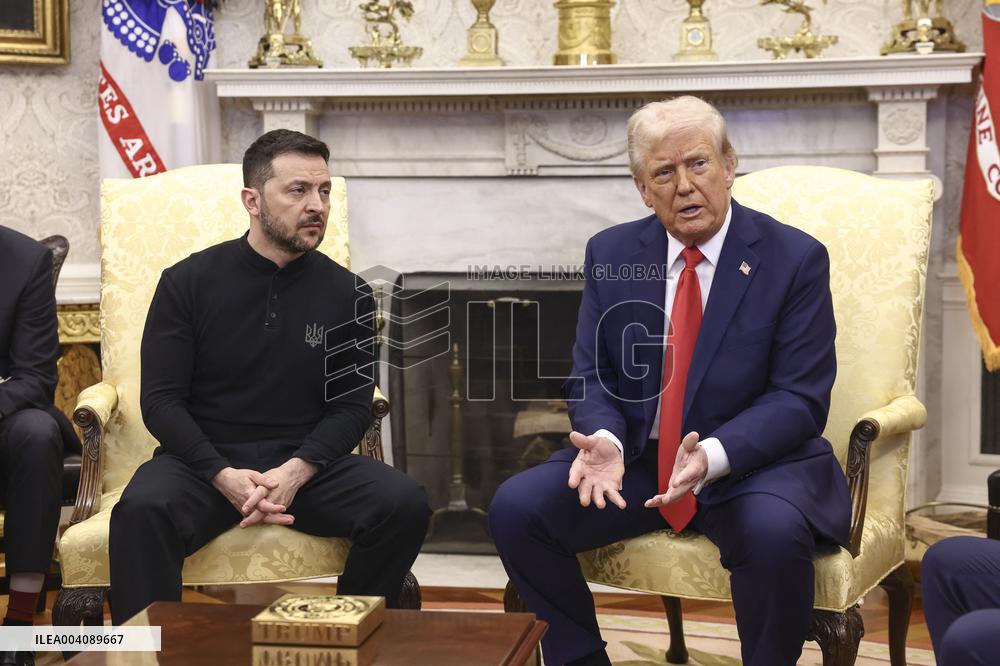 Trump Welcomes Zelensky - Washington