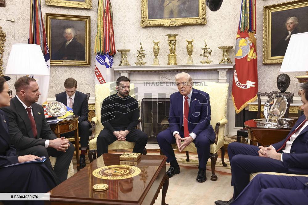 Trump Welcomes Zelensky - Washington