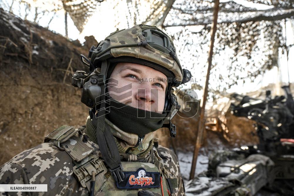 Work of 44th Brigades artillery unit in Zaporizhzhia sector