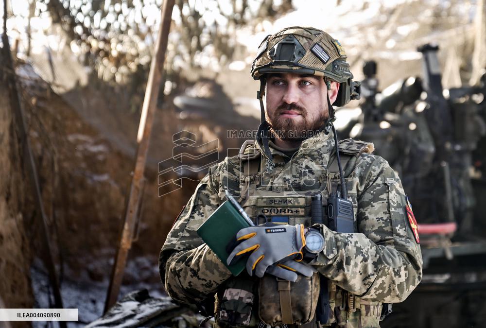 Work of 44th Brigades artillery unit in Zaporizhzhia sector