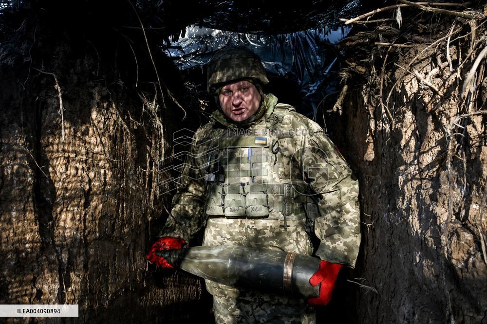 Work of 44th Brigades artillery unit in Zaporizhzhia sector