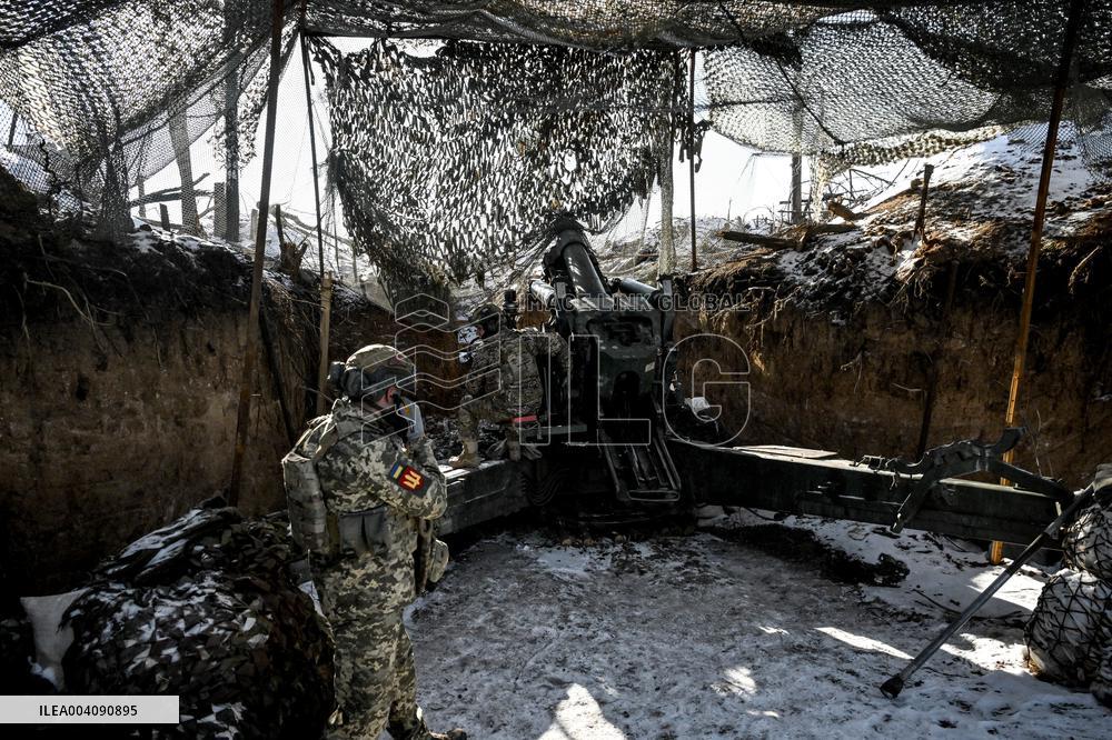 Work of 44th Brigades artillery unit in Zaporizhzhia sector