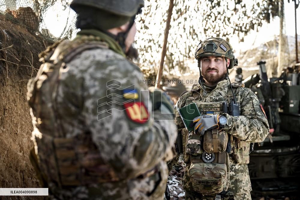 Work of 44th Brigades artillery unit in Zaporizhzhia sector