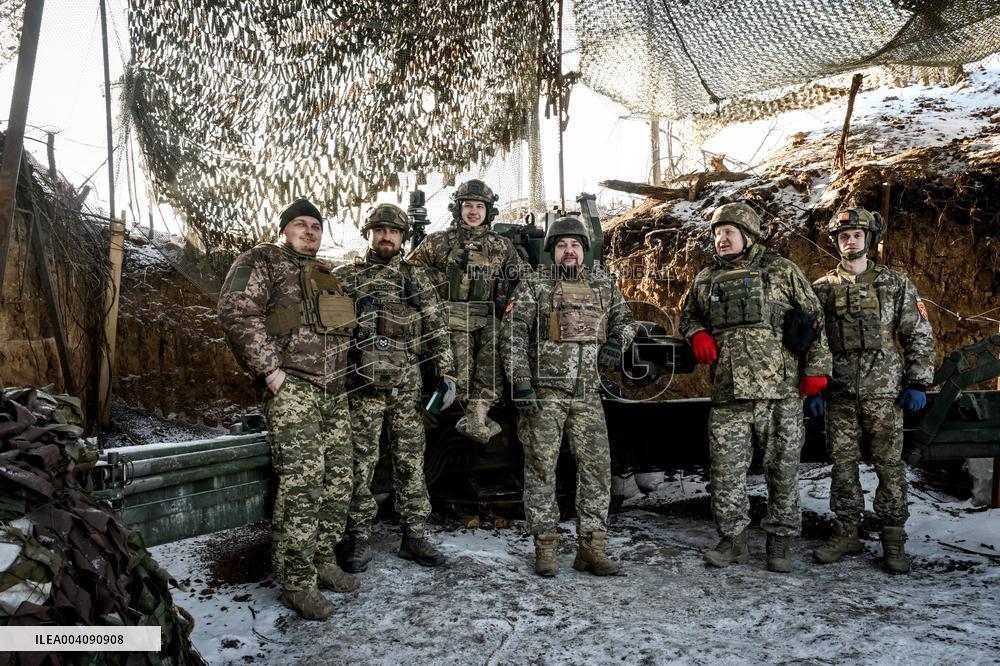 Work of 44th Brigades artillery unit in Zaporizhzhia sector