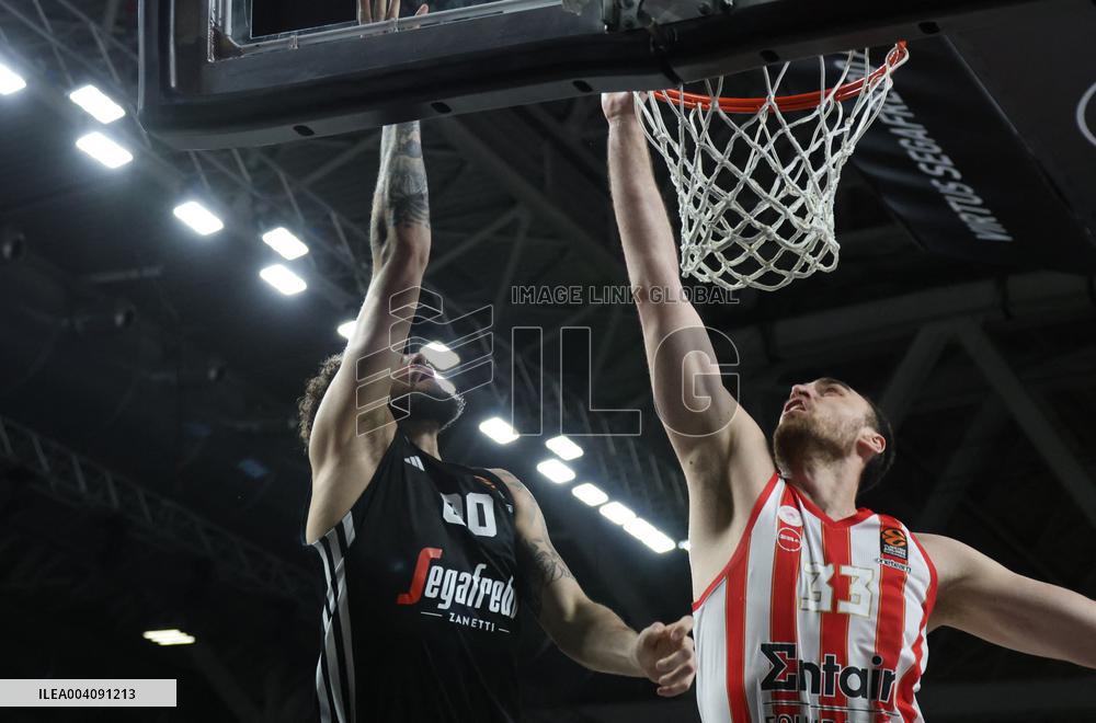 BASKET - Euroleague - Segafredo Virtus Bologna vs Olimpiacos Piraeus