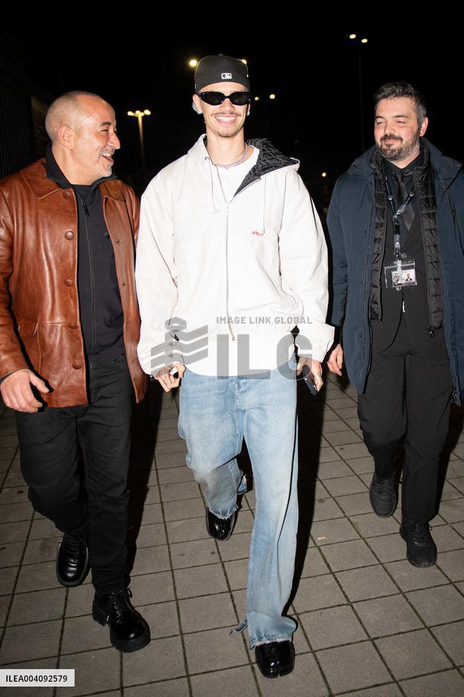 MFW - Romeo Beckham At Vogue PArty