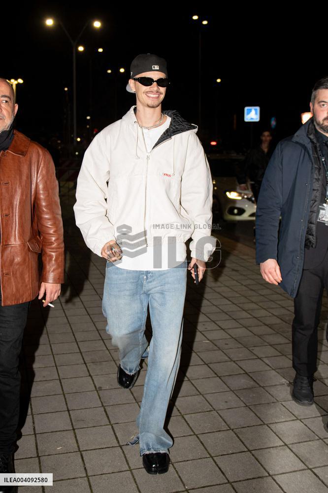 MFW - Romeo Beckham At Vogue PArty