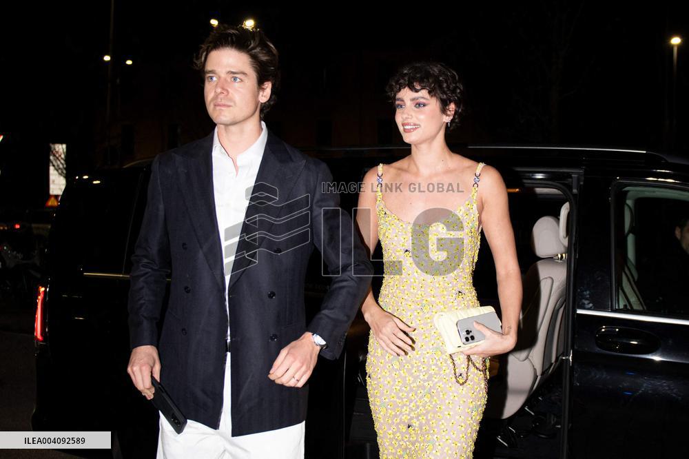 MFW - Taylor Hill At Vogue Party