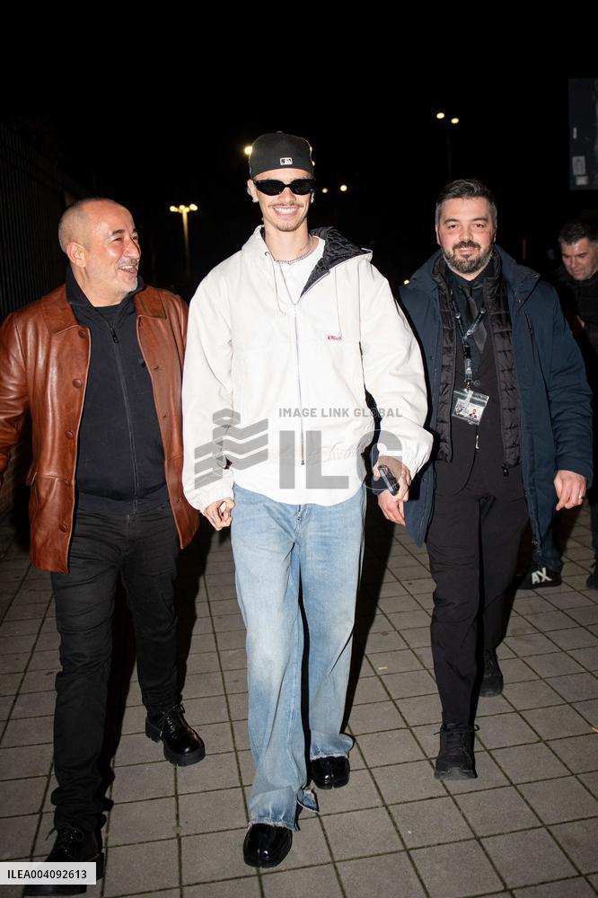 MFW - Romeo Beckham At Vogue PArty