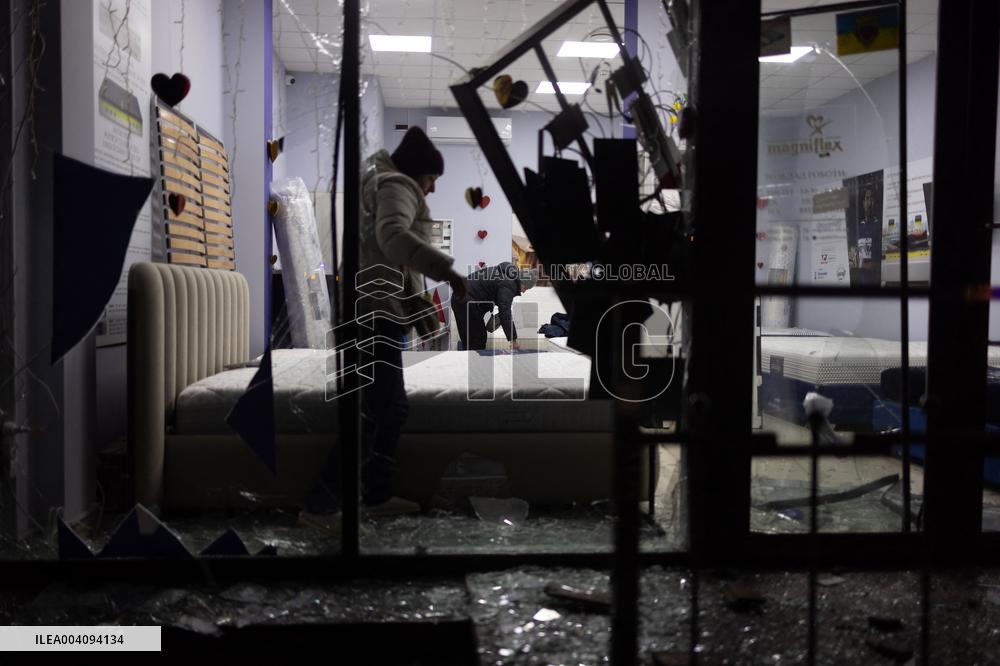 Hospital Hit by A Russian Drone Strike - Kharkiv