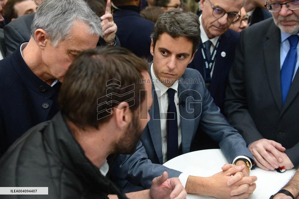 French Politicians Visit Agricultural Fair - Paris
