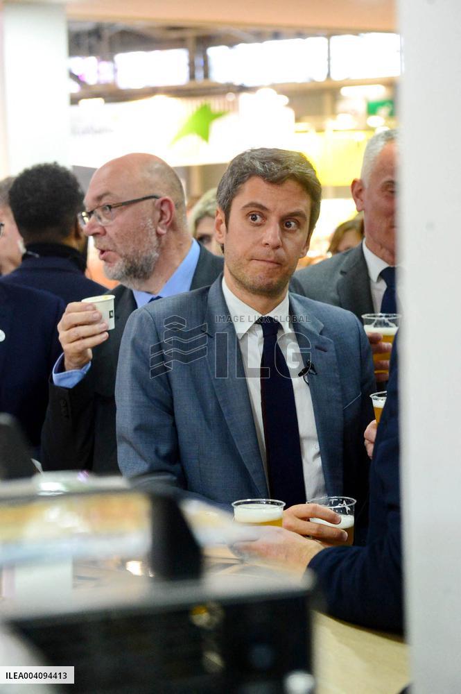 French Politicians Visit Agricultural Fair - Paris
