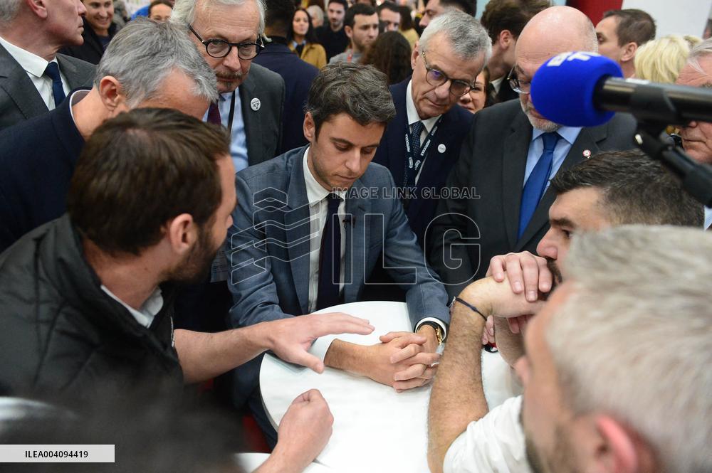 French Politicians Visit Agricultural Fair - Paris