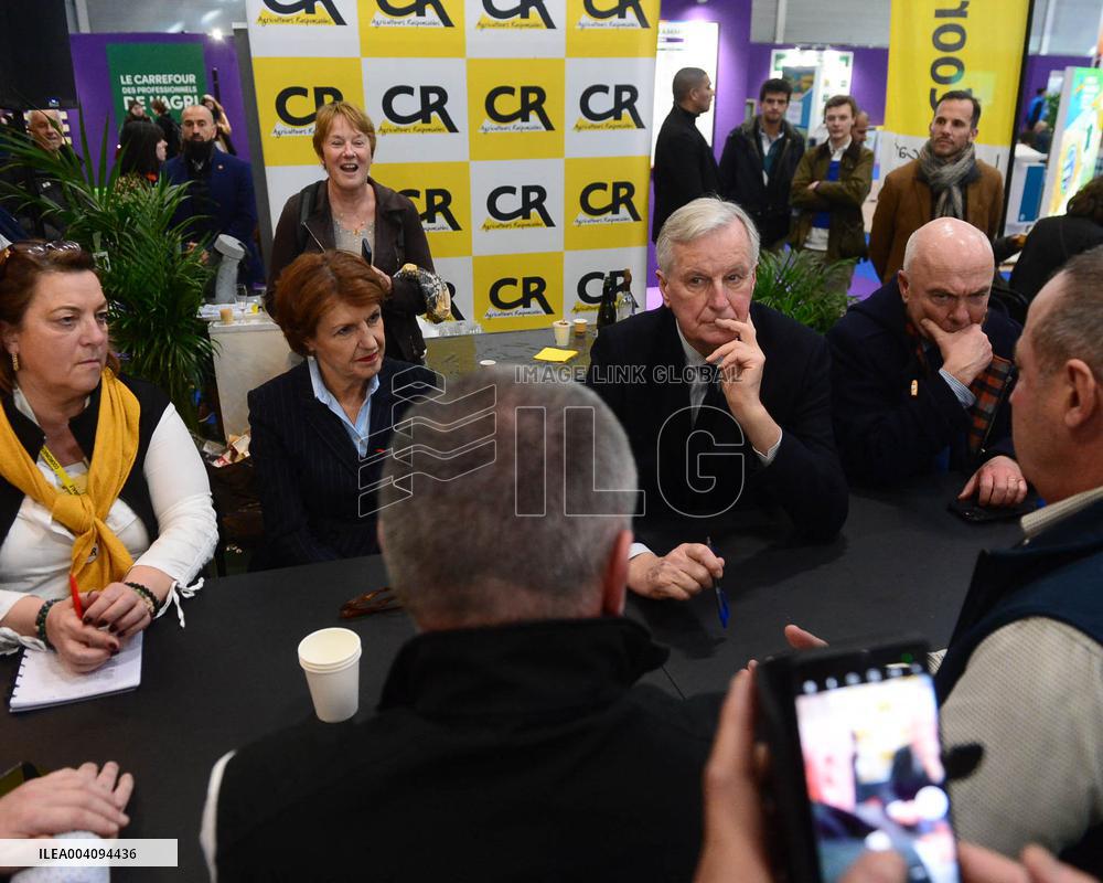 French Politicians Visit Agricultural Fair - Paris