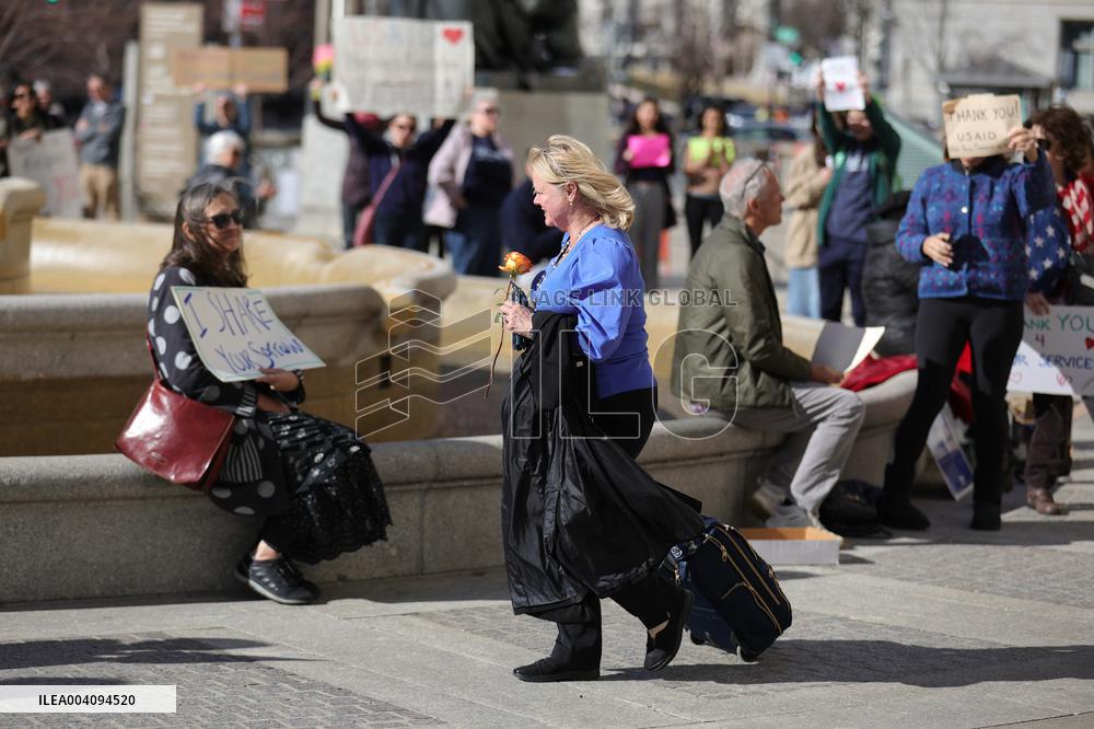 USAID workers say goodbye to HQ as Trump drastically cuts foreign aid - DC